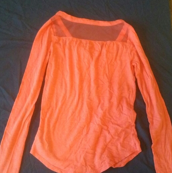 Coral long sleeve x small top - Picture 2 of 4